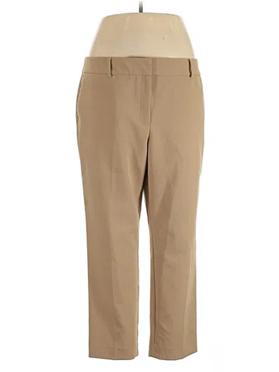 Pre-owned Ann Taylor Factory Khaki Pant In Tan