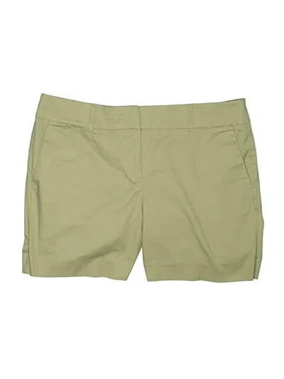 Pre-owned Ann Taylor Factory Khaki Shorts In Green