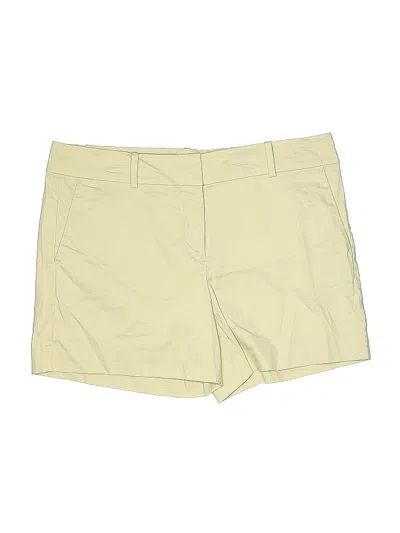 Pre-owned Ann Taylor Factory Khaki Shorts In Yellow