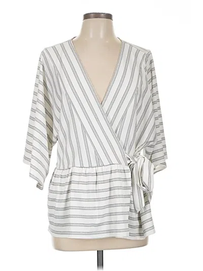 Pre-owned Ann Taylor Factory Kimono In Gray