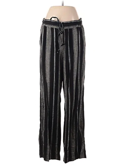 Pre-owned Ann Taylor Factory Linen Pants In Silver