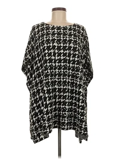 Pre-owned Ann Taylor Factory Poncho In Black