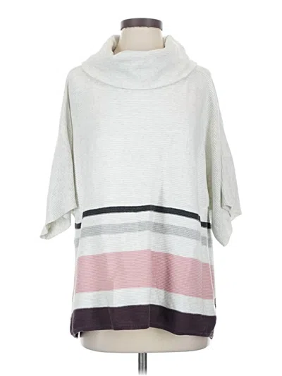 Pre-owned Ann Taylor Factory Poncho In Gray