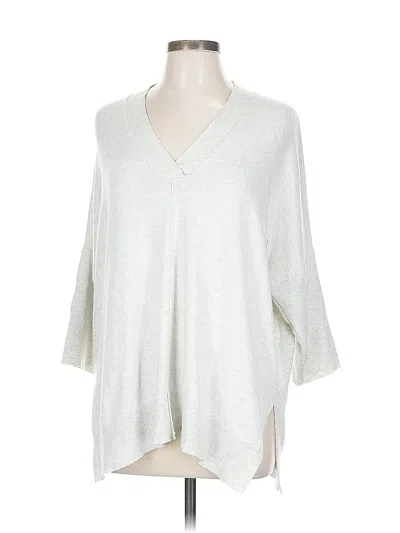 Pre-owned Ann Taylor Factory Poncho In Silver