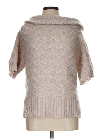 Pre-owned Ann Taylor Factory Poncho In Tan