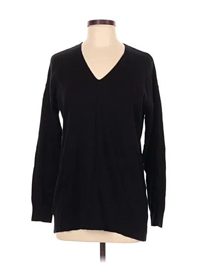 Pre-owned Ann Taylor Factory Pullover Sweater In Black