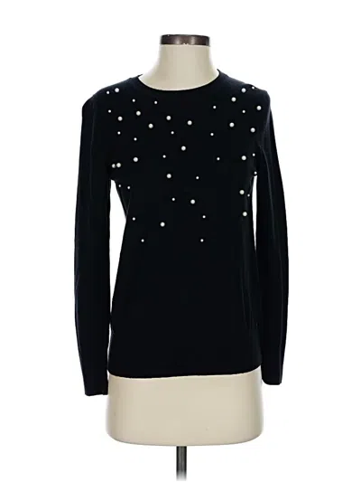 Pre-owned Ann Taylor Factory Pullover Sweater In Black