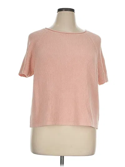 Pre-owned Ann Taylor Factory Pullover Sweater In Pink