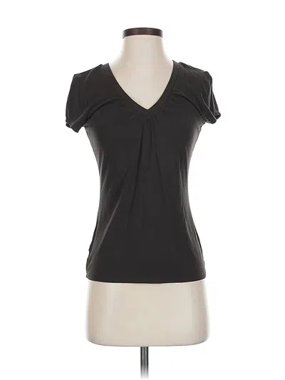 Pre-owned Ann Taylor Factory Short Sleeve T-shirt In Black