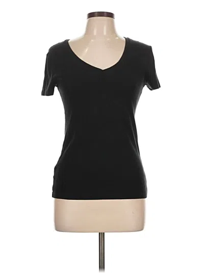 Pre-owned Ann Taylor Factory Short Sleeve T-shirt In Black