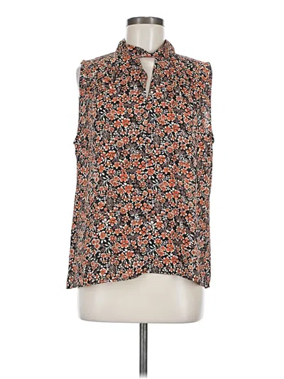 Ann Taylor Factory Sleeveless Blouse In Orange