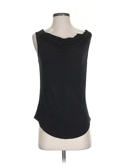 Pre-owned Ann Taylor Factory Sleeveless Top Black Cowl Neck Tops