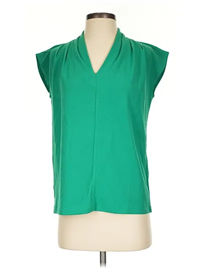 Ann Taylor Factory Sleeveless T-shirt In Green
