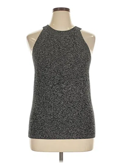 Ann Taylor Factory Sweater Vest In Silver