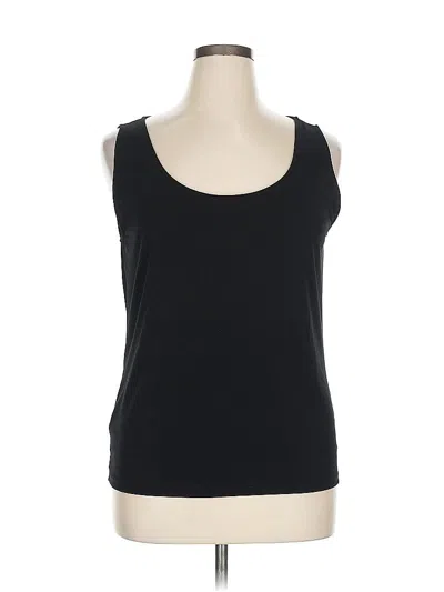 Pre-owned Ann Taylor Factory Tank Top Black Strapless Neckline Tops