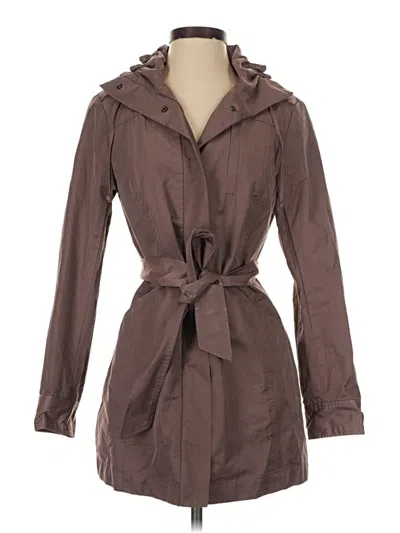 Pre-owned Ann Taylor Factory Trenchcoat In Brown