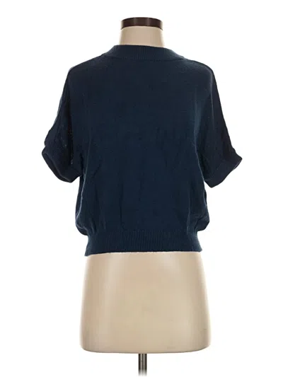 Pre-owned Ann Taylor Factory Turtleneck Sweater In Blue