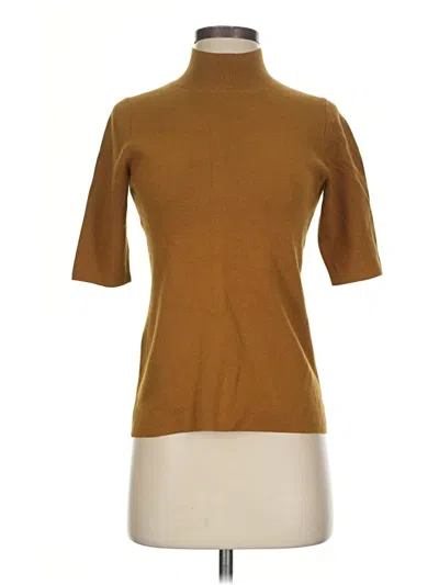 Pre-owned Ann Taylor Factory Turtleneck Sweater In Brown