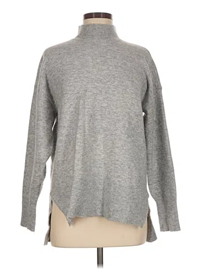 Pre-owned Ann Taylor Factory Turtleneck Sweater In Gray