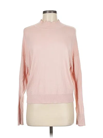 Pre-owned Ann Taylor Factory Turtleneck Sweater In Pink