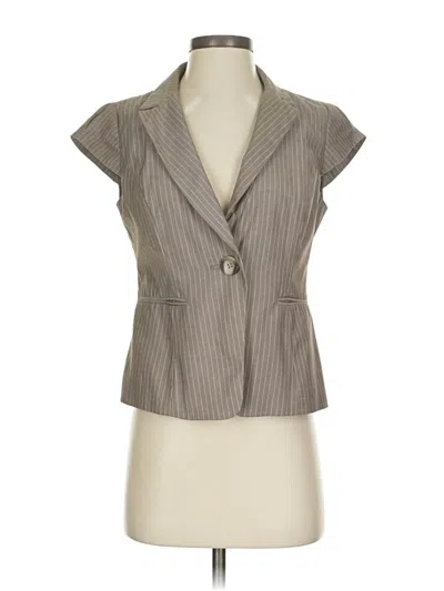 Pre-owned Ann Taylor Factory Vest In Gray