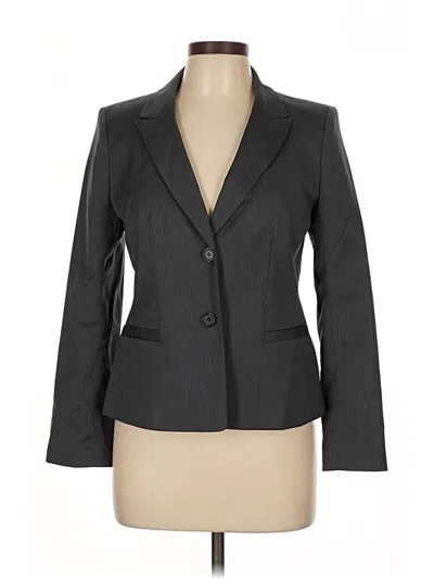Pre-owned Ann Taylor Factory Wool Blazer Jacket In Gray