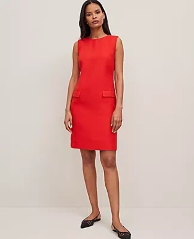 Ann Taylor Petite Flap Pocket Shift Dress