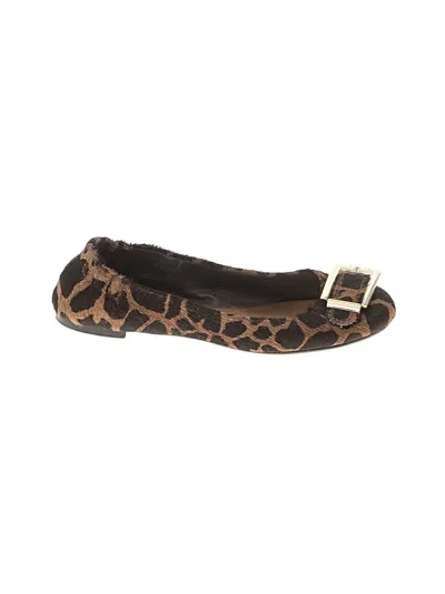 Pre-owned Ann Taylor Flats In Black