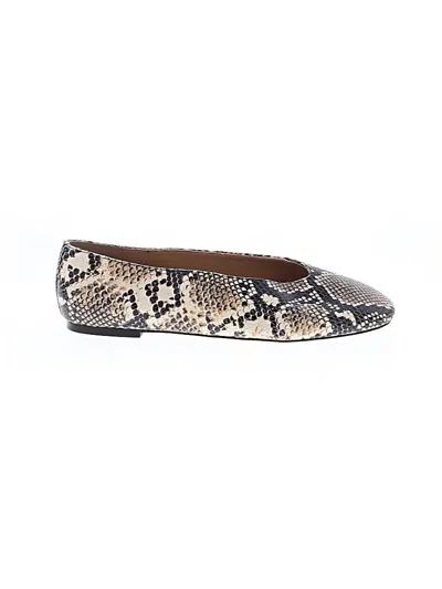 Pre-owned Ann Taylor Flats In Brown