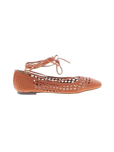Pre-owned Ann Taylor Flats In Brown