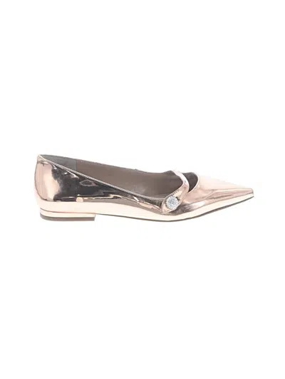 Pre-owned Ann Taylor Flats In Gold