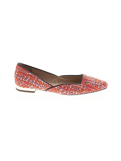 Pre-owned Ann Taylor Flats In Orange