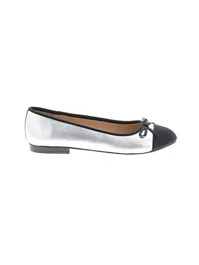 Pre-owned Ann Taylor Flats In Silver