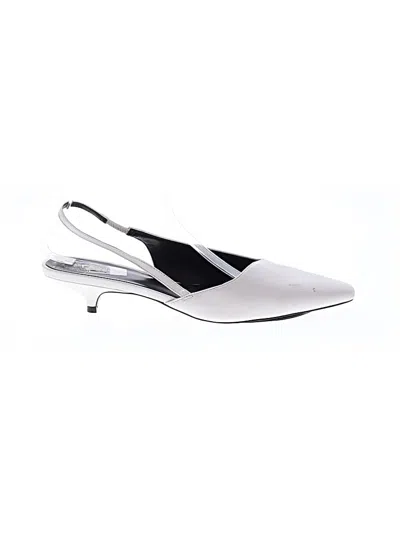 Pre-owned Ann Taylor Flats In White