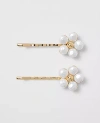 Ann Taylor Floral Bobby Pin Set