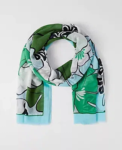 Ann Taylor Floral Scarf