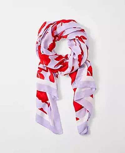 Ann Taylor Floral Scarf