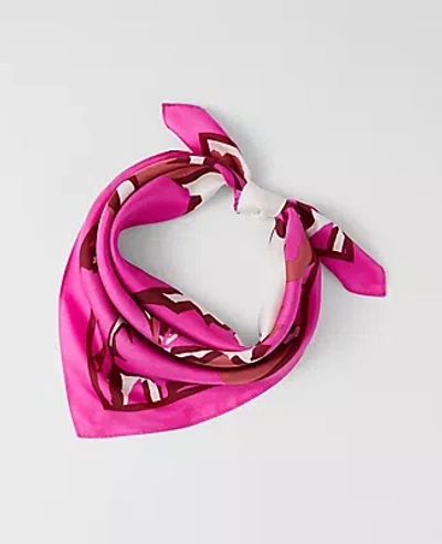 Ann Taylor Floral Silk Little Scarf