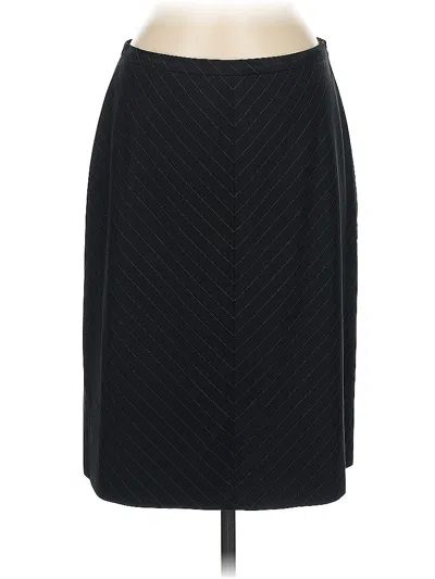 Pre-owned Ann Taylor Formal Skirt In Black