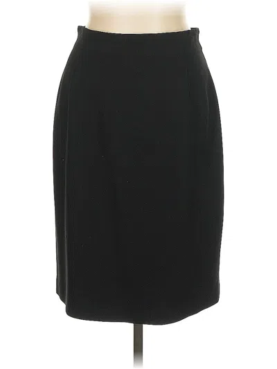 Pre-owned Ann Taylor Formal Skirt In Black