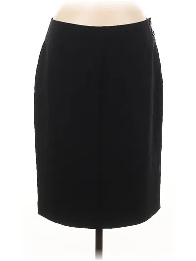 Pre-owned Ann Taylor Formal Skirt In Black