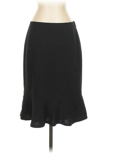 Pre-owned Ann Taylor Formal Skirt In Black