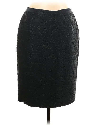 Pre-owned Ann Taylor Formal Skirt In Black