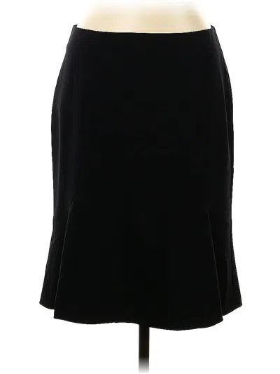 Pre-owned Ann Taylor Formal Skirt In Black