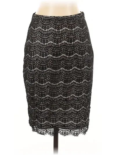 Pre-owned Ann Taylor Formal Skirt In Black