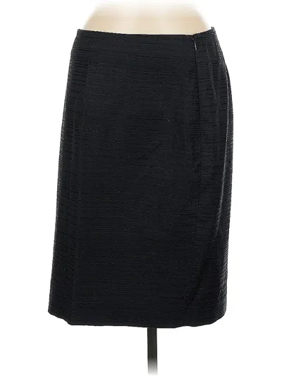Pre-owned Ann Taylor Formal Skirt In Black