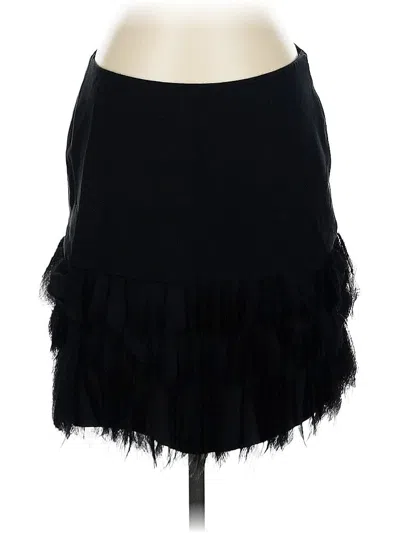 Pre-owned Ann Taylor Formal Skirt In Black