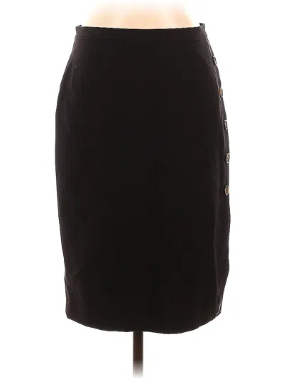 Pre-owned Ann Taylor Formal Skirt In Black