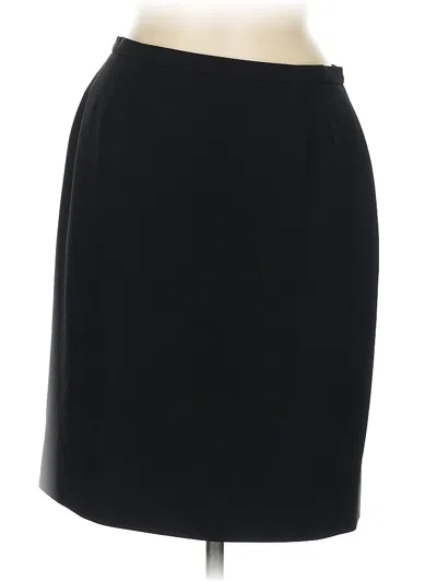 Pre-owned Ann Taylor Formal Skirt In Black