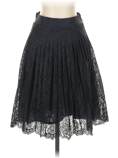 Pre-owned Ann Taylor Formal Skirt In Black